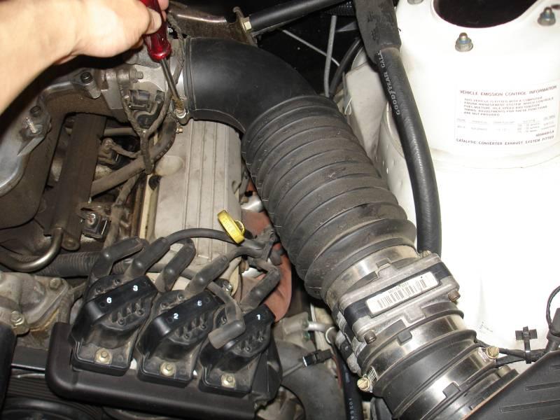 Remove air intake pipe - WebDevSys