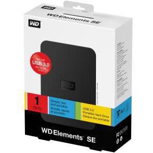WD Elements retail packaging